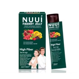 Желе с клетчаткой для поддержки пищеварения Nuui Fiberry Jelly 25 г × 10 саше