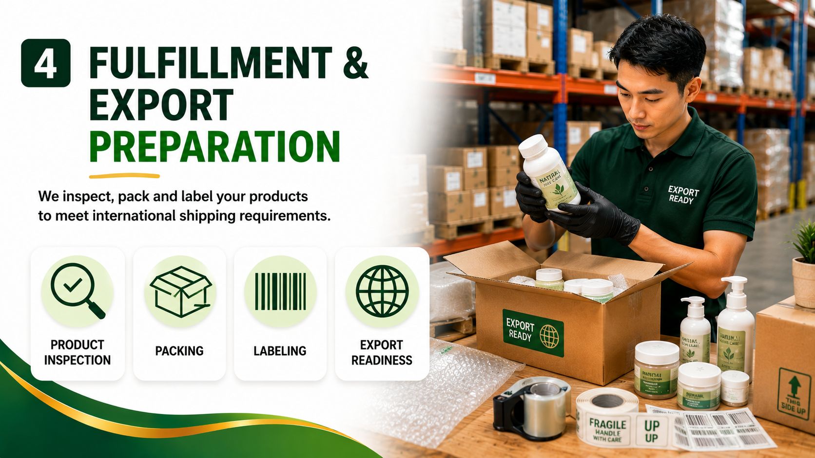 Fulfillment and Export Preparation