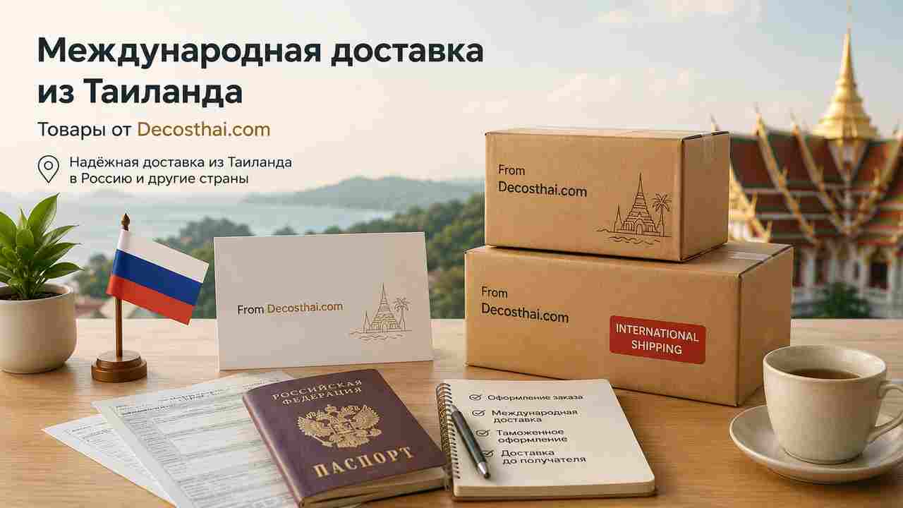 Международная доставка товаров из Таиланда через Decosthai